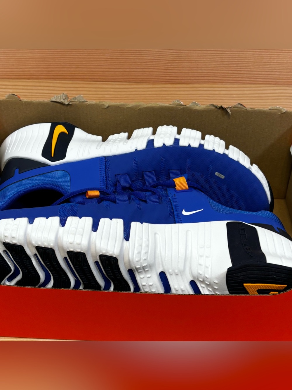 Nike Free Metcon 5 Blue White Mens Size 8 Training Shoes DV3949-400 - Picture 2 of 7